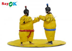 China Waterproof Yellow 1.8m Inflatable Sumo Wrestling Suits on sale