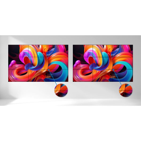 0.88mm Narrow Bezel LCD Video Wall Display 55 Inch with LG Panel