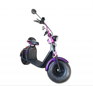 China Regarchable Lithium Ion Electric Two Wheel Scooter 1500W 60V 12Ah 20Ah on sale