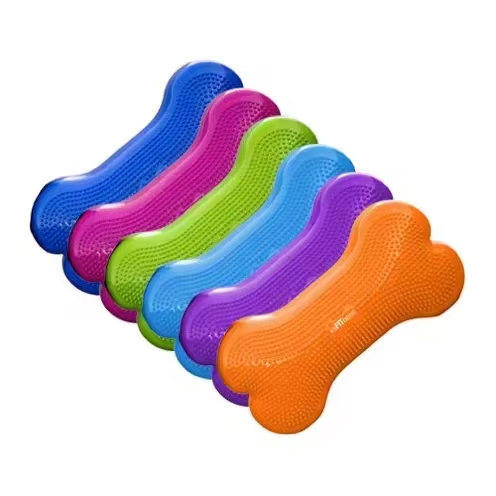 PVC Pet Training Products Inflatable Dog Bone Toy For balance training