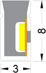 24V MINI Type Led Neon Flex Make Advertising Sign For Outdoor Use