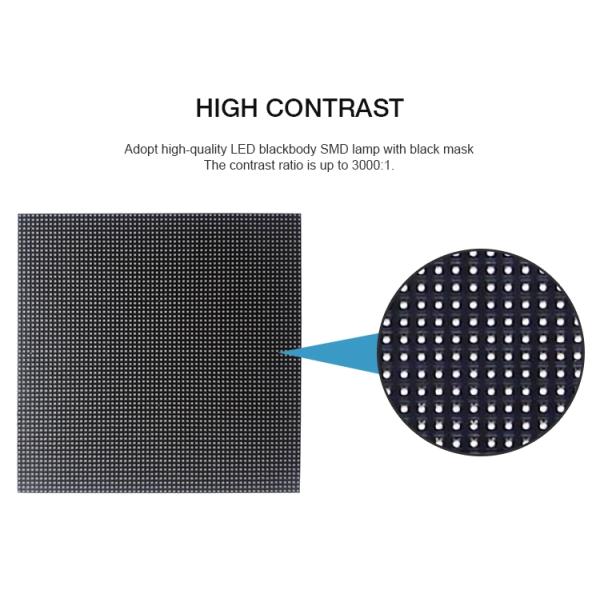 Lightweight Indoor Full Color LED Display 1000CD/M² Brightness Wide Viewing Angle
