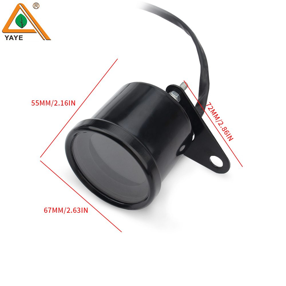 Motorcycle Meter Speedometer LED Digital Indicator Light Speed Digital Meter 7 Color Lighting Changes Universal