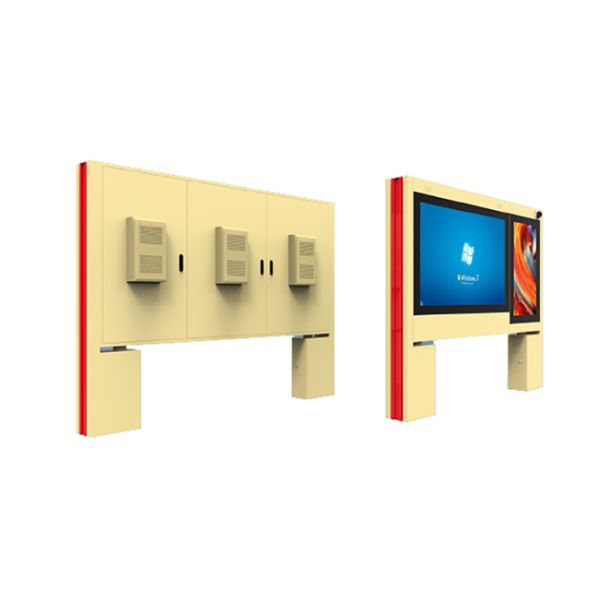 75 inch high brightness waterproof ultra clear LCD advertising screen floor standing outdoor advertising machine