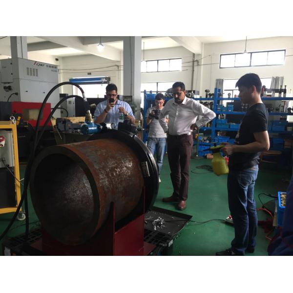 High Speed Powerful Pipe Cutting Beveling Machine With Hydraulic Driven