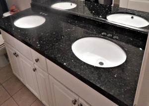 Buy cheap Emerald Pearl Custom Made Blue Granite Slab Countertops 20mm Thickness product