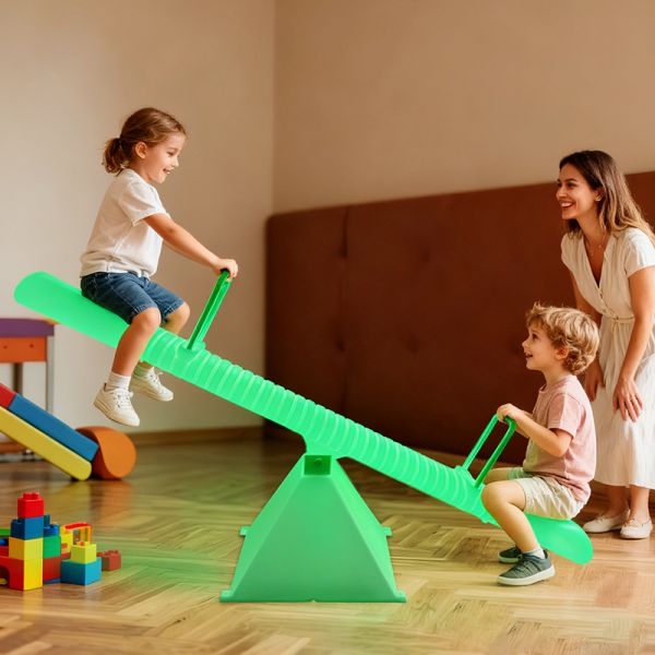 Eco-Friendly Double Hanging Sensory Swing Chair with 16 RGB LED for Indoor and Outdoor Play