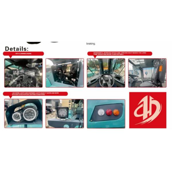 32 Tons Diesel Powered Forklift For Construction Garment Shops