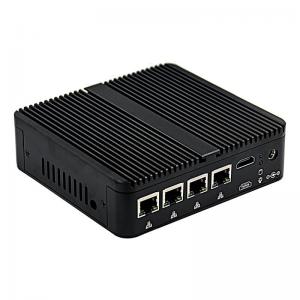 Buy cheap Intel Celeron J4125 Fanless Mini PC 4 I210 / I211 Gigabit Ethernet Port Mini Firewall PC product