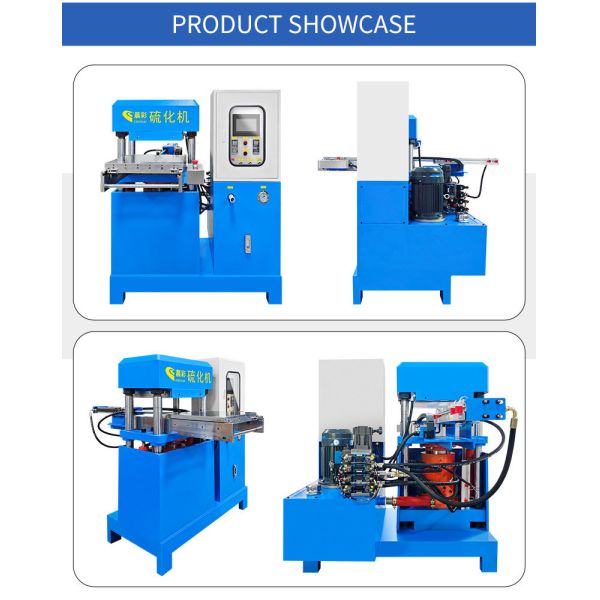 Automatic Keychain Vulcanizing Machine 50T Silicone Label Hot Pressing Machine