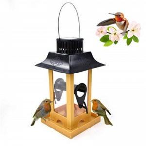 Buy cheap Solar Parrot Feeder LED Light Bird Feeder Station Hanging Pigeon Crow Parrot Outdoor Balcony Bird Feeding product