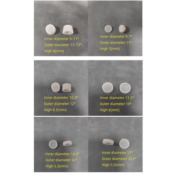 High Temperature Resistant Silicone Sleeve Waterproof and Dustproof Protective Cap with Moulding Processing Service