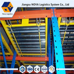 Metal Live Storage Gravity Pallet Racking Q235B With Roller / LIFO System