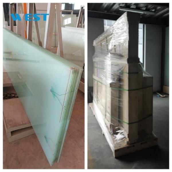 Electric Liquid Crystal Laminated Glass Switchable Between Transparent And Frosted States