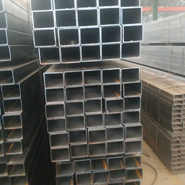 Black Surface Treatment Square Steel Tube and Rectangular Steel Pipe for Pipeline Transport in 30*30-500*500 Size Range