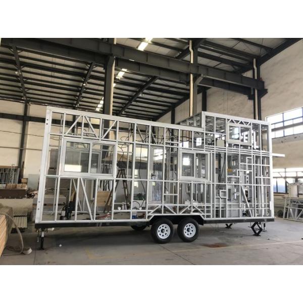 Mountaineer Tiny Home with Rooftop Deck the best tiny homes airbnb in light gauge steel framing system