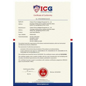 Foshan Pinchi Intelligent Equipment Co., Ltd. Certifications