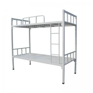 Buy cheap Adult College Dorm Metal Bunk Bed Frame / Steel Frame Loft Bed product