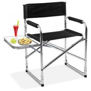 Buy cheap Promotional Folding Lightweight Aluminum Dining Director Chair Adjustable Outdoor Foldable Metal Director Chairs product