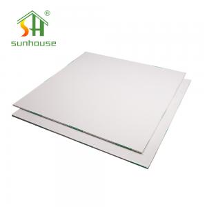 China 8.5mm Square Edge PVC Gypsum Ceiling Tile Heat Insulation Moisture Proof on sale