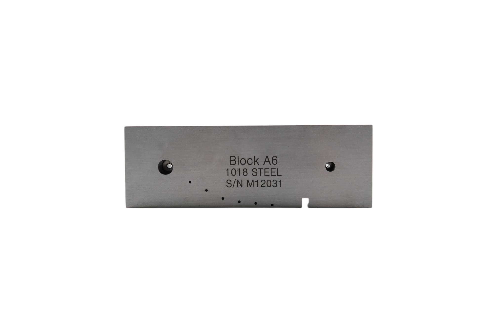 NDT A6 CALIBRATION BLOCK Test Block According Standard BS 2704:1978