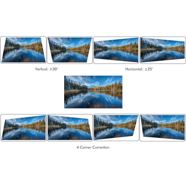 4K High Brightness 6500 Lumen Home Cinema Projector With HDR10 For Home Cinema