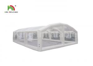 China Trade Show Folding Transparent Inflatable Event Tent With Logo Printing Fire - Retardant on sale