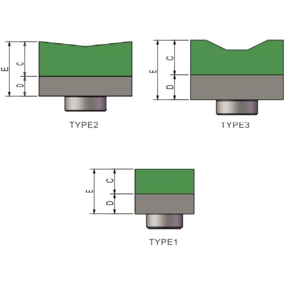 Mining Industry Shearing Strength 250Mpa Laminated Shredder Hammer Tips