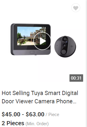 Home Security Tuya Smart Camera Video Motion Detection Wifi HD Wireless Outdoor Camera