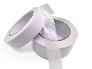 China Weather Resistant Double Sided Tissue Tape Cotton Paper Excellent Shear Stability on sale