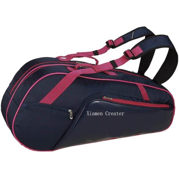 Large Capacity Sports Badminton Racket Bag With Shoe Compartment