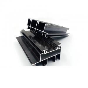 China Anodized Black Aluminum Extrusion Profiles for Window And Door Irsael Market on sale