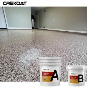 China Decorative Color Flakes Clear Epoxy Resin Coating For Swimming Pool Decks on sale