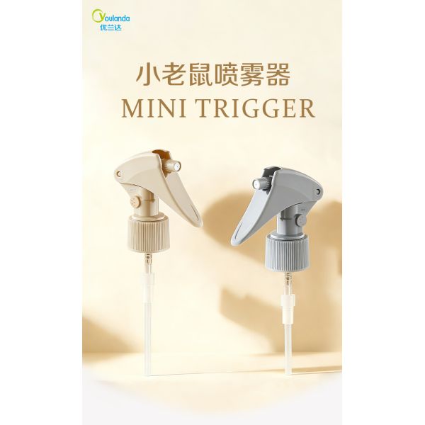 Factory Mini Trigger Sprayer With Button Lock For Hair Water Sprayer Hand Atomizer Mini Trigger Oil Fine Mist Trigger Sprayers Pumps