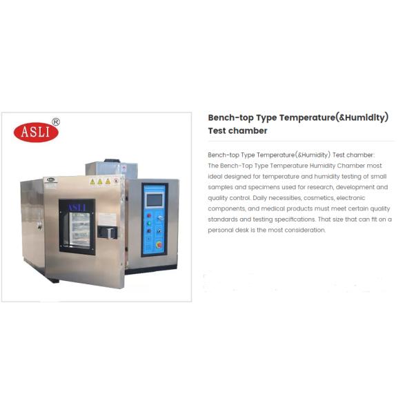 Environmental Lab Equipment Mini Benchtop Temperature Humidity Test Chamber