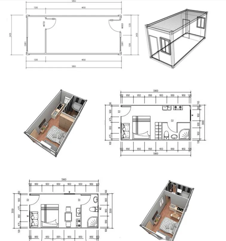 20FT Storage Prefabricated Luxury Flat Pack Container House