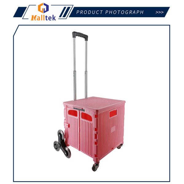 Multifunctional 150kgs load Foldable Shopping Basket Trolley
