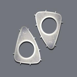 Precision Metal Etching Stainless Steel Speaker Mesh Covers With Burr Free Edges