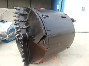 Buy cheap Drill Pipe Mud Bucket 1200mm Diameter Rock Drilling Bucket With Bullet Teeth product