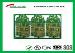 HDI 6L FR4 1mm Immersion Gold PCB Engineering for Cell Phone / Mobile Phone