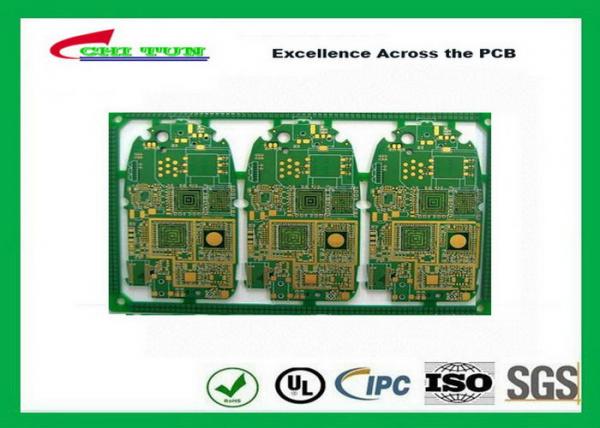 Quality HDI 6L FR4 1mm Immersion Gold PCB Engineering for Cell Phone / Mobile Phone for sale