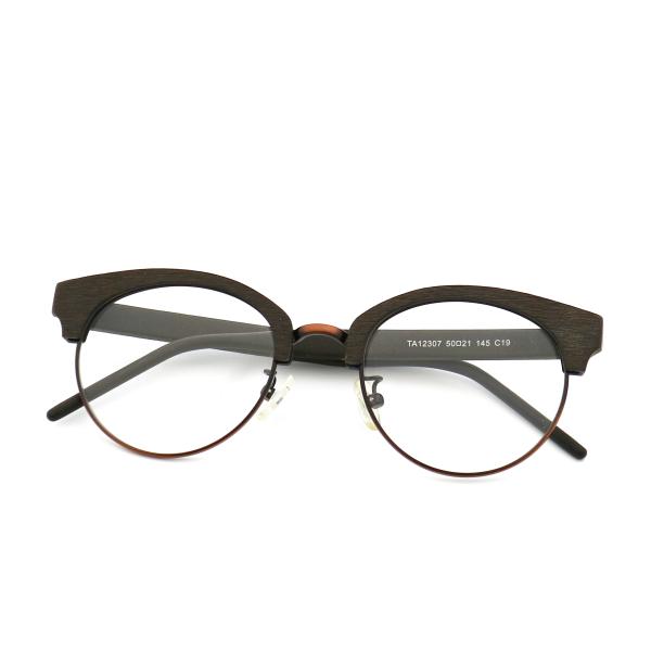 Various Colors Wood Grain Optical Glasses Acetate Frame MR 12307