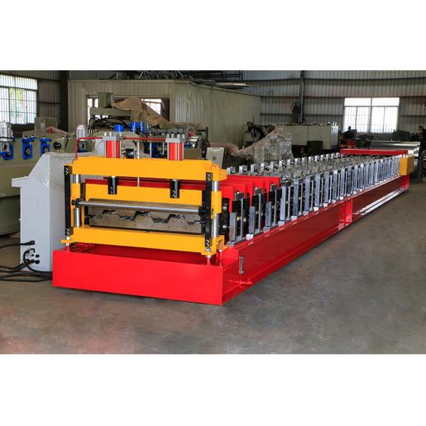 Fully Automatic Durable Floor Deck Roll Forming Machine 0.8-1.5mm Thickness
