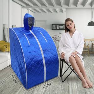 China Detox Relaxation Personal Far Infrared Portable Sauna With Foot Roller on sale