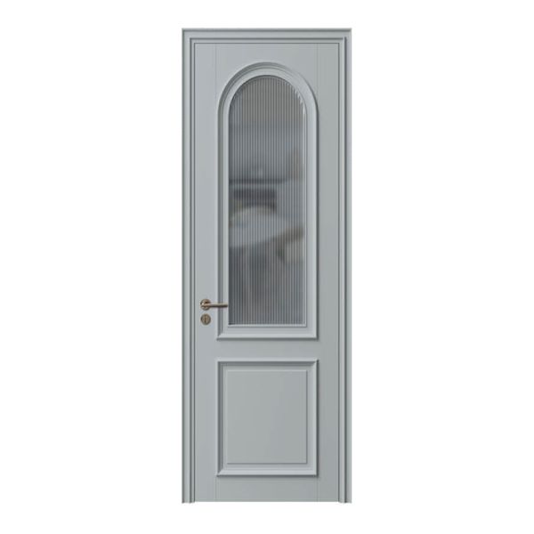 Elegant Solid Wood Front Door For Garage Interior Exterior Durable Entry Door