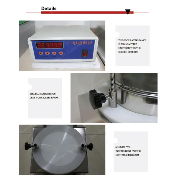 High Frequency Lab Sieve Shaker 300mm Laboratory Sieving Machine