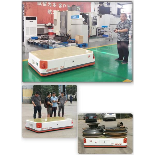 Heavy Duty Material Trackless Transfer Trolley PLC Control Directional Movement