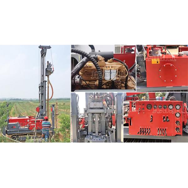 260 300 Meters Mud Pump Bore Hole Drilling Machine