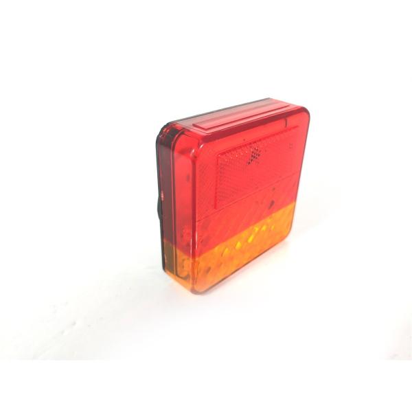 Square Emergency Trailer Lamps Waterproof Trailer Tail Lights Use In Truck Side