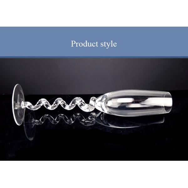 Extra Long Stem Wine Glasses , Vintage Wine Glasses Elegant Feature